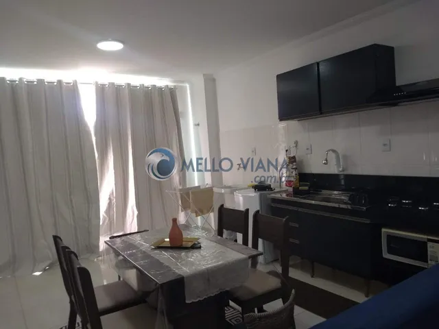Imagem 2: Apt° mobiliado, sala, quarto, banheiro, cozinha, área de serviço e garagem