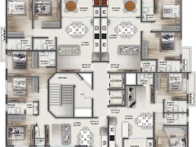 Imagem 10: Conheça este incrível apartamento de 2 suítes à venda em Camboriú-SC, bairro