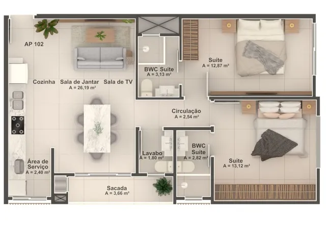Imagem 13: Ap em camboriú Apartamento com 3 dormitórios