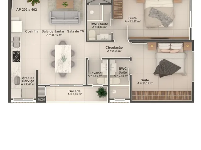 Imagem 5: Ap em camboriú Apartamento com 3 dormitórios