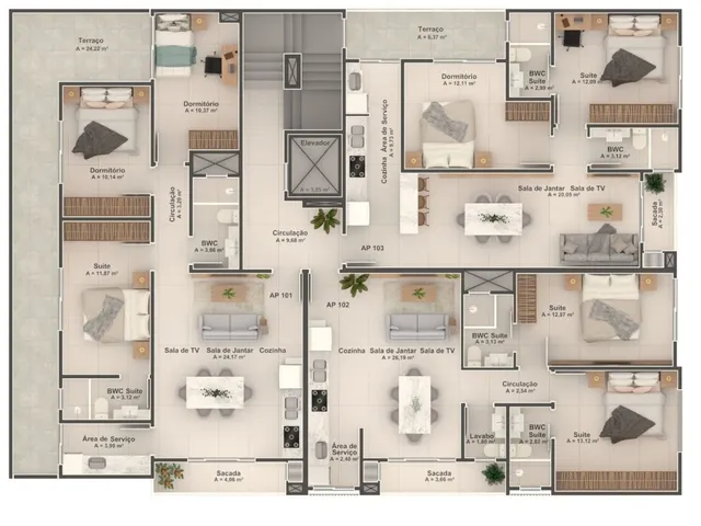 Imagem 9: Ap em camboriú Apartamento com 3 dormitórios