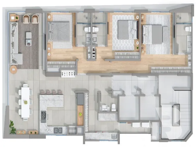 Imagem 12: Dom Residence Apartamento com 3 dormitórios