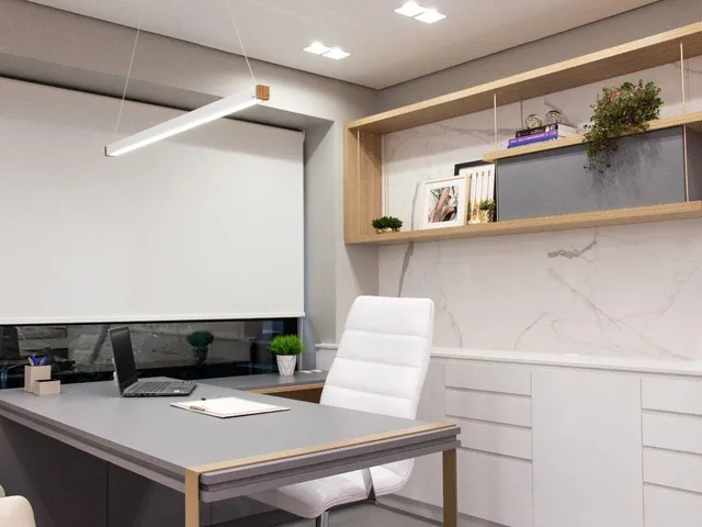 Imagem 9: Sala Comercial para comprar com 40 m2 totalmente decorada e mobiliada por arquiteta