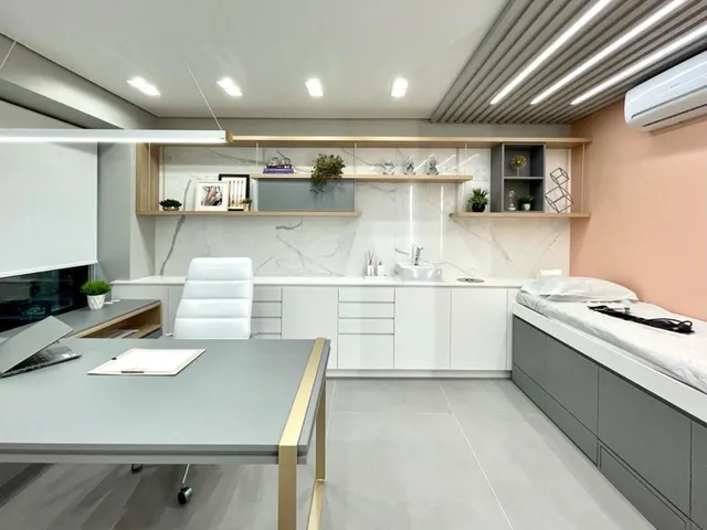 Imagem 13: Sala Comercial para comprar com 40 m2 totalmente decorada e mobiliada por arquiteta