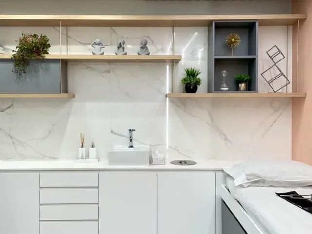 Imagem 8: Sala Comercial para comprar com 40 m2 totalmente decorada e mobiliada por arquiteta