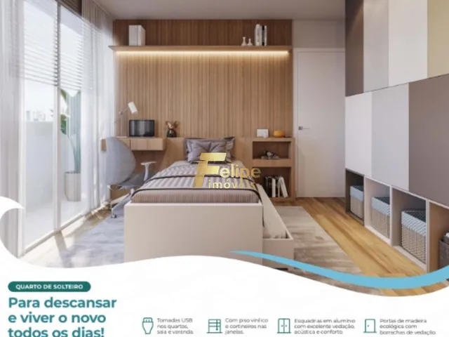 Imagem 8: NOVO LANÇAMENTO! APARTAMENTO DE 02 QUARTOS, SENDO 01 SUÍTE, LAZER COMPLETO DE CLUBE, À