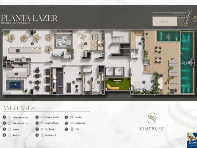 Imagem 10: Symphony Home - Apartamento 02 Dormitórios, Sendo 01 Suíte - no Bairro São João