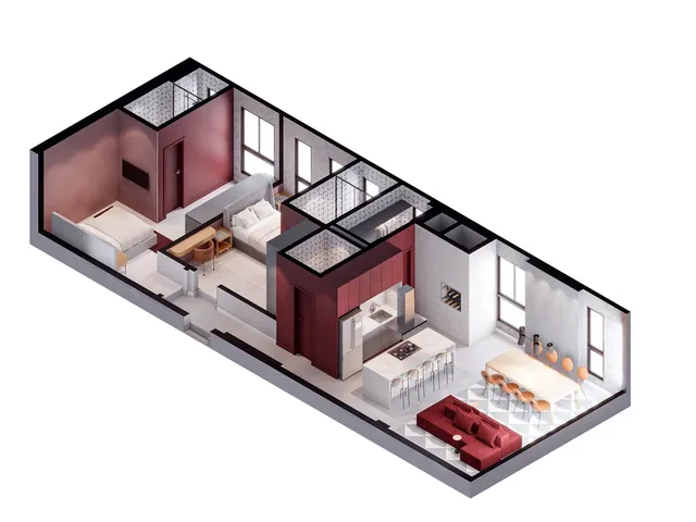 Imagem 2: Loft a venda em Porto Belo/SC com 46m² área privativa sendo 1 dormitório 1 vaga de