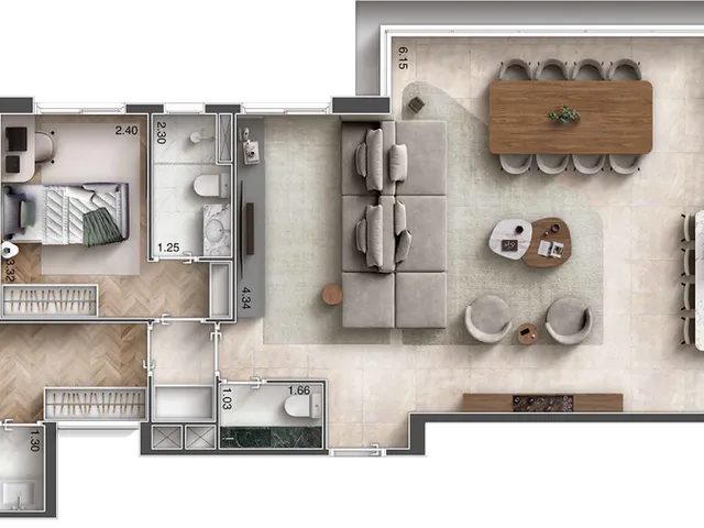 Imagem 9: Fontelo Apartamento com 3 dormitórios