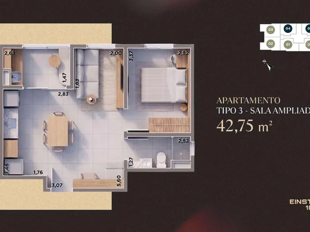 Imagem 3: 0 Apartamento com 2 dormitórios