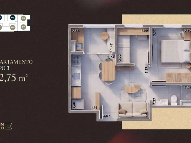 Imagem 4: 0 Apartamento com 2 dormitórios