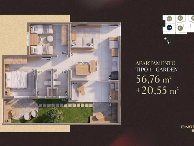 Imagem 3: 0 Apartamento com 2 dormitórios