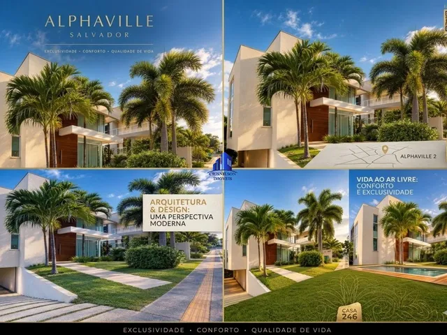 Imagem 11: CASA À VENDA EM ALPHAVILLE II SALVADOR R$ 4.345.000,00 PISCINA, VARANDA GOURMET, 4