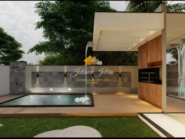 Imagem 4: CASA LINEAR COM 3 QUARTOS E PISCINA A VENDA NO BAIRRO OURO VERDE EM RIO DAS OSTRAS, RJ