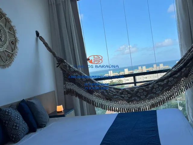 Imagem: Studio com vista para o mar mobiliado em