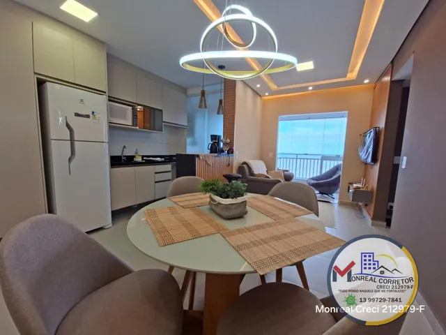 Imagem 6: Apto Frente Mar 2 Vagas Mobiliado Mongaguá