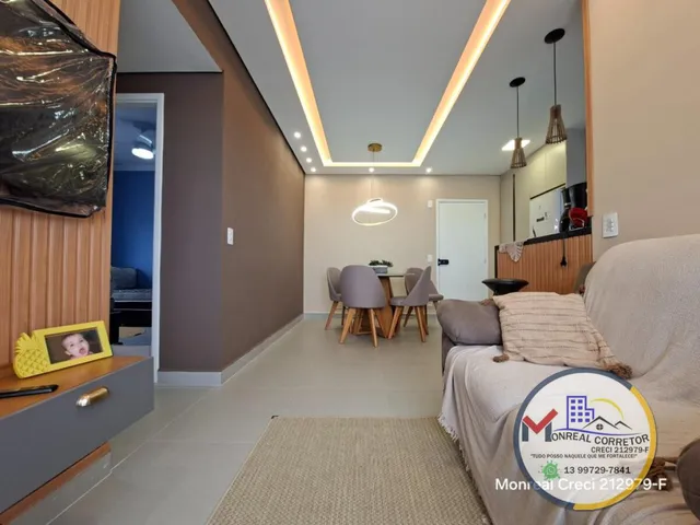 Imagem 2: Apto Frente Mar 2 Vagas Mobiliado Mongaguá
