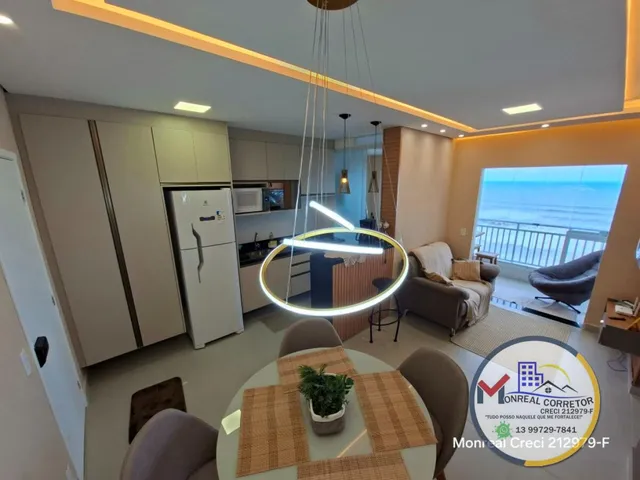 Imagem 12: Apto Frente Mar 2 Vagas Mobiliado Mongaguá