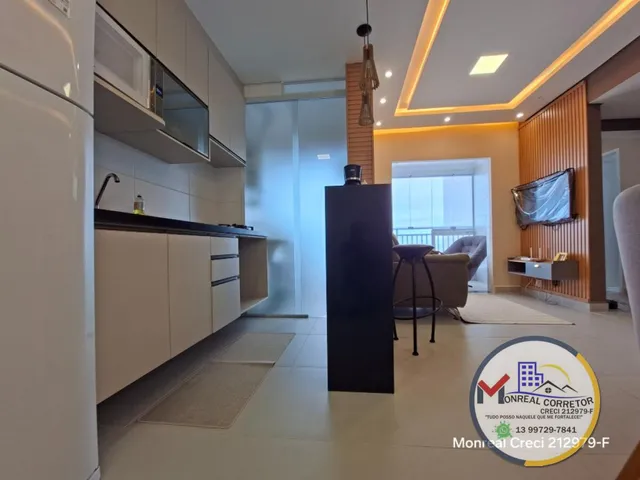 Imagem 7: Apto Frente Mar 2 Vagas Mobiliado Mongaguá