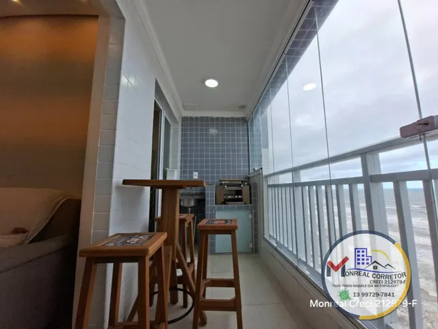 Imagem 13: Apto Frente Mar 2 Vagas Mobiliado Mongaguá
