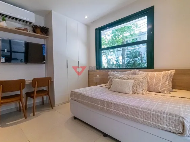 Imagem: O apartamento possui 1 Dormitório, 1 Banheiro, 38m² de