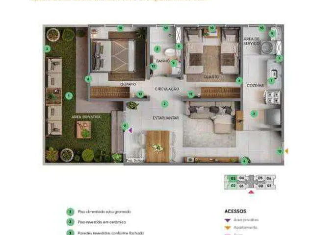 Imagem 2: Residencial Spazio Realeza em sete sois mrv ao lado do alphaville 2