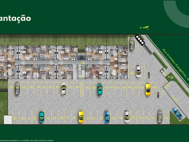 Imagem 10: Apartamento com 2 Dormitórios À Venda com 51.11M² por R$ 360.990,00 no Bairro Jardim Amélia - Pinhais / Pr