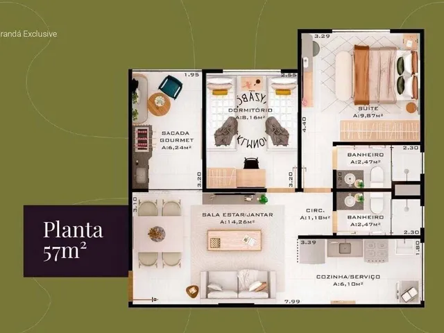 Imagem 15: Novo Lançamento Imobiliário em Ananindeua - Torres Jacarandá Exclusive