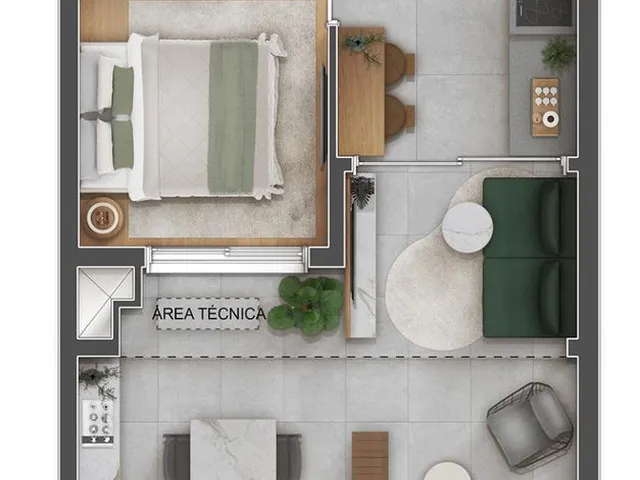 Imagem 9: Apartamento À Venda em Perdizes, São Paulo-Sp: 1 Quarto, 1 Suíte, 1 Banheiro, 27,72M² de Área. Venha Conferir!