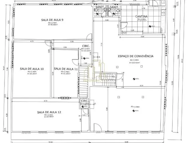 Imagem 10: Salas Comerciais para Locação em Salvador-Ba com 18 Salas 8 Banheiros 820,00 M² no Bairro Sussuarana