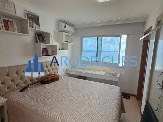 Imagem 8: Apartamento de Alto Padrão para Locação Anual em Pituaçu 200M² 4 Suítes 4 Vagas Frente Mar, Vista Mar, Mobiliado