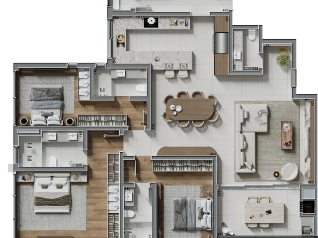 Imagem 3: Gard Apartamento com 3 dormitórios