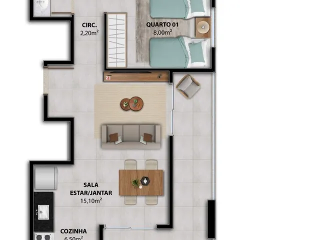 Imagem 8: Lumina Apartamento com 2 dormitórios