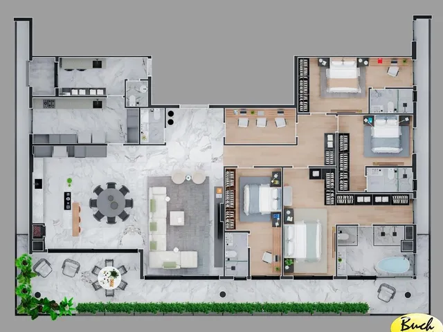 Imagem 5: 0 Apartamento com 3 dormitórios
