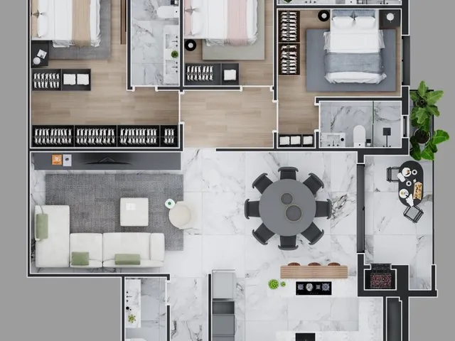 Imagem 4: 0 Apartamento com 3 dormitórios