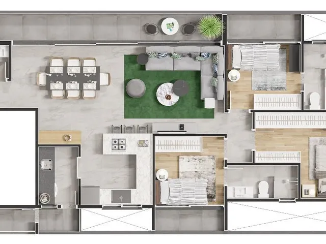 Imagem 4: Apartamento - Construção - Bairro America - Buch Imoveis