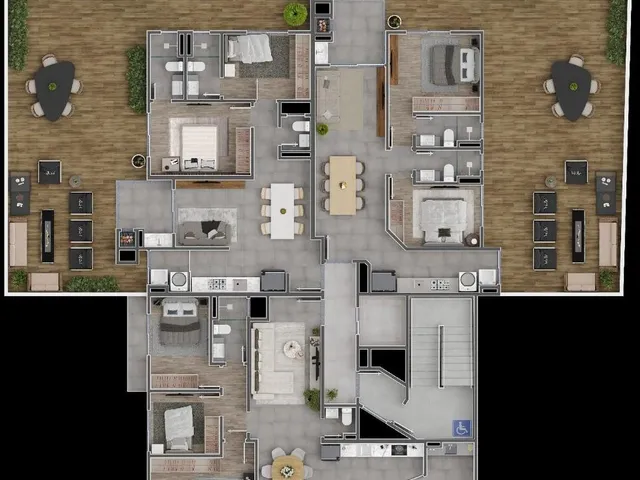 Imagem 2: Apartamento À Venda no Saguaçu, Joinville-Sc: 3 Quartos, 1 Suíte, 3 Salas, 3 Banheiros, 2 Vagas de Garagem, 91,82 M²