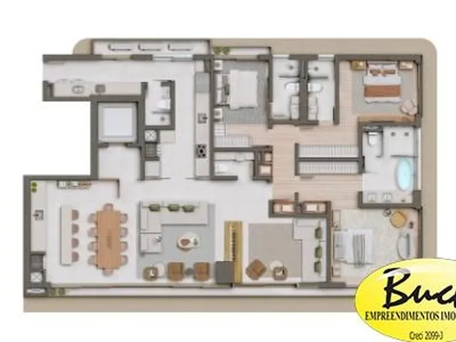 Imagem 5: 0 Apartamento com 3 dormitórios