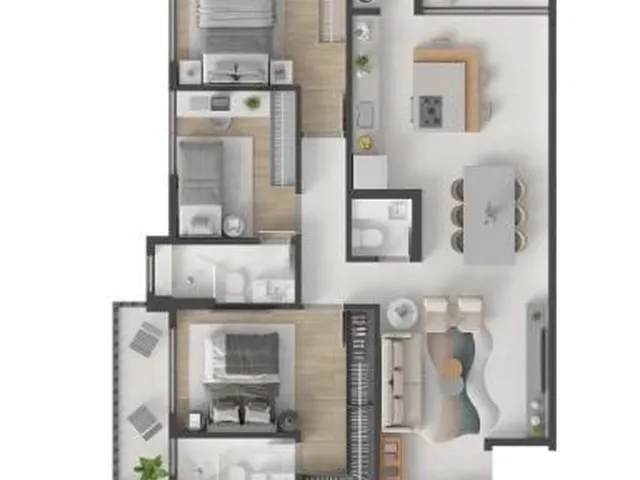 Imagem 8: Apartamento de Alto Padrão a Venda no Saguaçú com 3 Suítes - Buch Imóveis