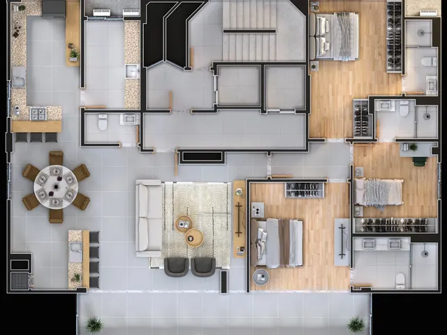 Imagem 2: Apartamento Pronto em Balneário Camboriú/Sc com 199M² Área Privativa Sendo 3 Suítes, 2 Vagas de Garagem, Lazer Completo
