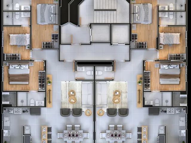 Imagem 3: Apartamento Pronto em Balneário Camboriú/Sc com 199M² Área Privativa Sendo 3 Suítes, 2 Vagas de Garagem, Lazer Completo