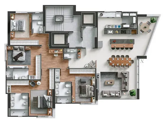 Imagem 7: 0 Apartamento com 4 dormitórios
