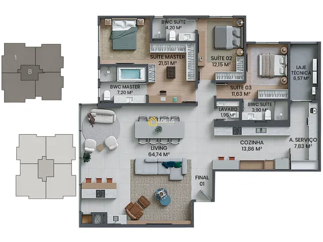 Imagem 14: Apartamentos Exclusivos em Um dos Endereços Mais Desejados de Itajaí