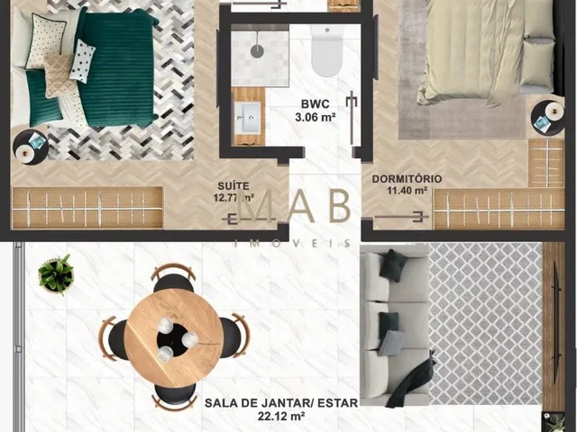 Imagem 8: 0 Apartamento com 2 dormitórios