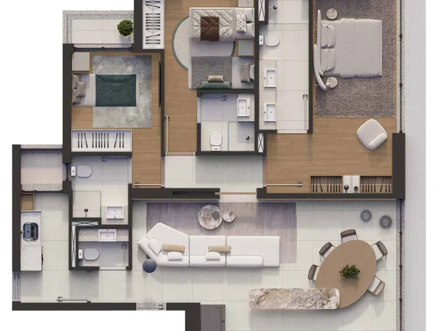 Imagem 6: Amaran Apartamento com 3 dormitórios