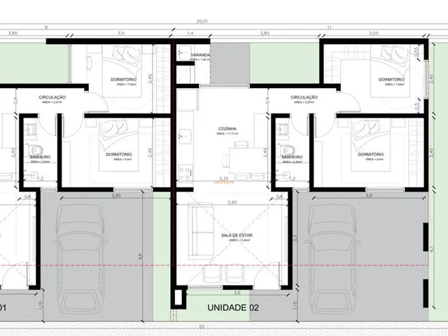 Imagem 5: Casa Geminada de 2 Dormitórios À Venda | Conventos