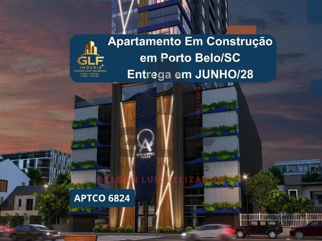 Imagem 1: Apartamento em Construção em Porto Belo/Sc com 38M² Área Privativa Sendo 1 Dormitório 1 Vaga de Garagem, Lazer Completo