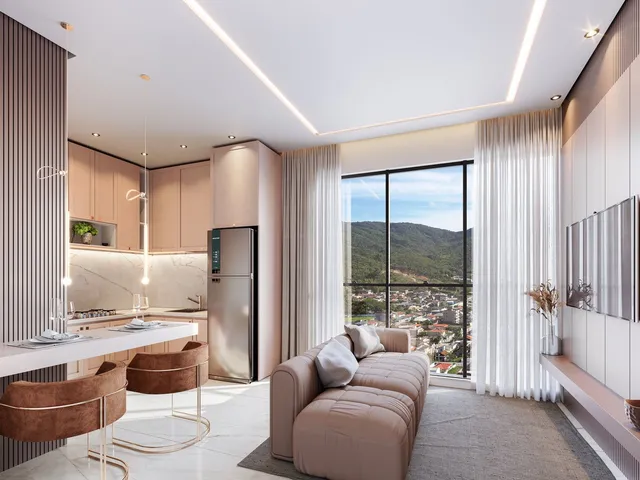 Imagem 11: Apartamento em Construção em Porto Belo/Sc com 38M² Área Privativa Sendo 1 Dormitório 1 Vaga de Garagem, Lazer Completo