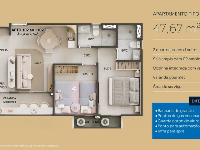 Imagem 2: Siqueira Vende: Apartamento Alto-Padrão no Vale dos Guararapes