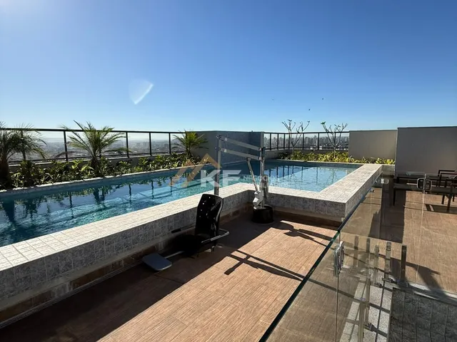 Imagem: O apartamento possui 1 Dormitório, 1 Suíte, 2 Banheiros,